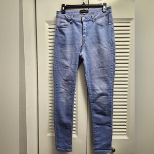 Between Us High Waisted Skinny Jeans Size 11 Light Wash Stretch